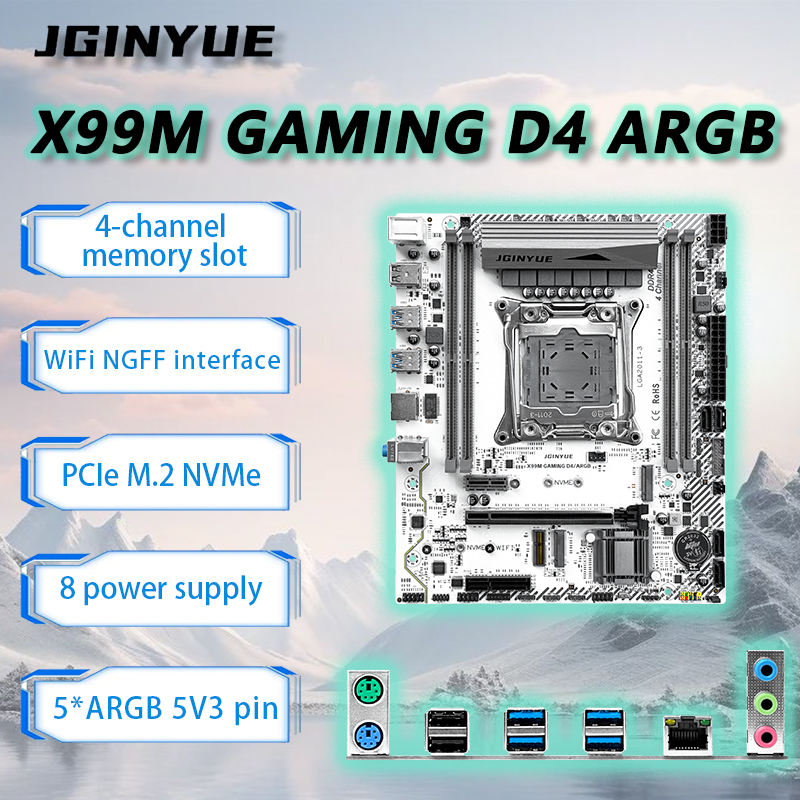 JGINYUE X99 Motherboard LGA201 - огляд і ціна 128Gb Ddr4 Ecc Lrdimm 3200Mhz